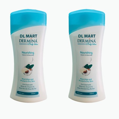 DL MART DERMINA BODY LOTION PACK OF 2(200 ml)