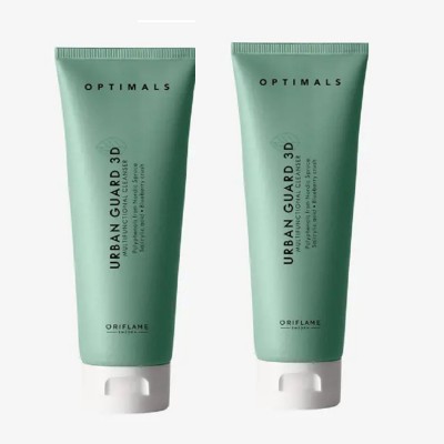 Oriflame Sweden OPTIMALS URBAN GUARD 3D MULTIFUNCTIONAL CLEANSER PACK OF 2(250 ml)