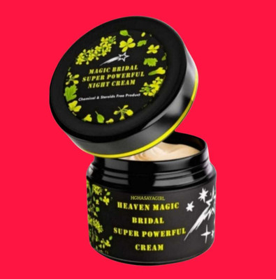 HGHASAYAGIRL HEAVEN MAGIC BRIDAL SUPER POWERFUL NIGHT CREAM FOR SKIN WHITENING CREAM96JM(50 g)