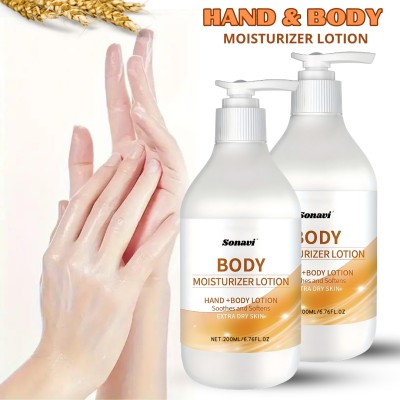 Sonavi Hand + Body Lotion For Dry Skin, Soft glowing Skin Body Lotion(400 ml)