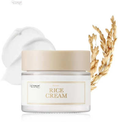 ACTIWOW Korean Rice Cream Pure Radiance Moisturizer(50 g)