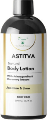 LA MONK Astitva Body Lotion with Ashwagandha & Rosemary Extracts (Jasmine & Lime)(300 ml)