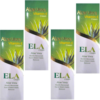 lamiglow E-LA VITAMIN CREAM FOR SKAR & STRETCH MARKS REMOVER PACK OF 50g x 4(200 g)
