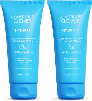 Conscious Chemist Hyaluronic Acid Moisturizer with Ceramides | Lightweight Gel | Hydrates Skin(200 ml)