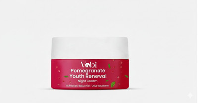 VOBI Pomegranate Youth Renewal Night Cream – Anti-Aging Face Moisturizer Skin Cream(50 g)