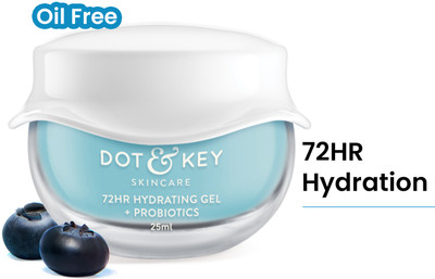 Dot & Key 72hrs Hydrating Gel Moisturizer + Probiotics Face Moisturizer for dry skin(25 ml)