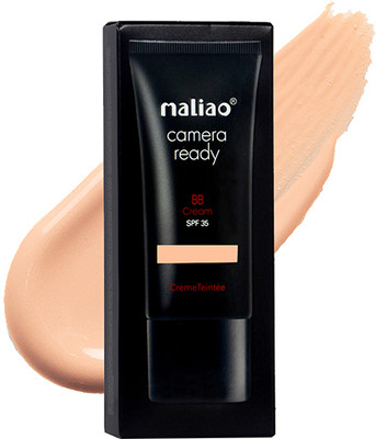 maliao Camera Ready BB Cream Natural SPF-35 - Effortless Radiance Foundation(WHITE IVORY, 30 g)