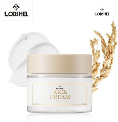 LORSHEL Rice Cream Face Mask for Deep Hydration and Nourishment(50 g)
