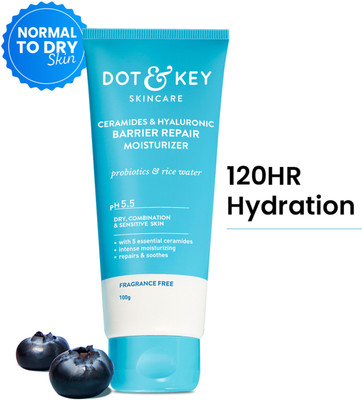 Dot & Key Ceramides & Hyaluronic Barrier Repair Moisturizer With Probiotics & Rice Water(100 g)