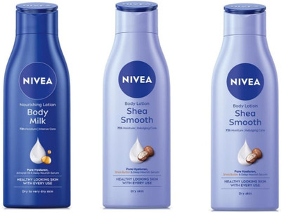 NIVEA 2 Smooth milk & 1 Bodymilk 75mlLotion(225 ml)