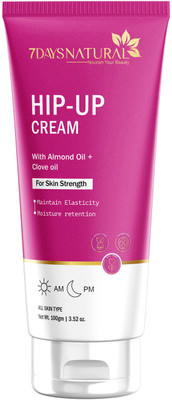 7days natural Boday massage hipups cream for men women with ayurvedic ingredients(100 g)
