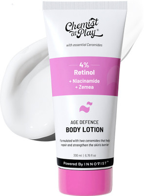 Chemist at Play Retinol Body Lotion | Retinol + Niacinamide | Anti-Aging & Reduces Wrinkles(200 ml)