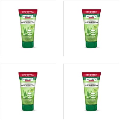 Nature's Aloe Vera Moisturising Gel 200g (Pack Of 4)(800 g)