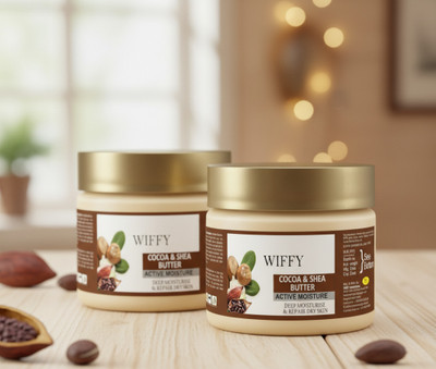 Wiffy Hydrating Coco Shea Butter Cold Cream – Non-Greasy Soft Skin(200 g)