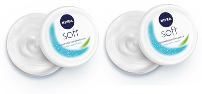 NIVEA Soft Light Moisturizer For Face, Hand & Body, Instant Hydration(400 ml)