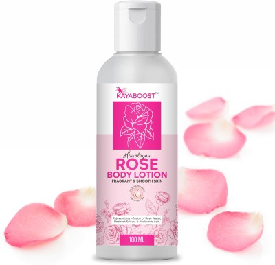 KAYABOOST Rose Body Lotion | Moisturizing, Skin Soothing & Hydration(100 ml)