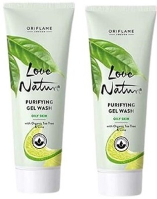 Oriflame Sweden Love Nature Purifying Gel Wash With Organic Tea Tree & Lime(125 ml)