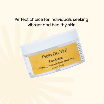 Plein De Vie Face Cream with Vitamin C, Hyaluronic Acid & Kakadu Plum(50 g)