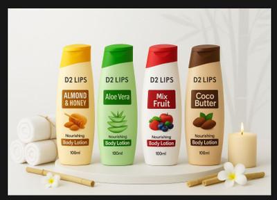 D2 LIPS Moisture Essentials Body Lotion Combo(400 ml)