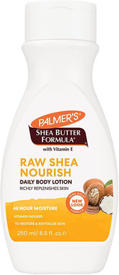 PALMER'S Raw Shea Nourish Butter Formula With Vitamin E Moisturizing Body Lotion-250 ml(250 ml)