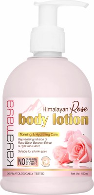 Kayamaya Deep Moisture Nourishing Rose Body Lotion, Gives Non-Greasy, Glowing Skin(150 ml)