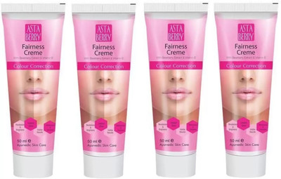 Astaberry Herbal AstaBerry Fairness Cream 50 Ml Pack of 4(200 ml)