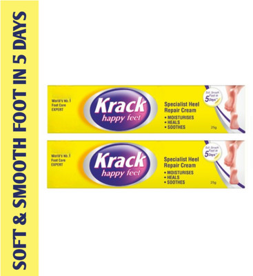 ENVISHA HAPPY HEEL CRACKED HEEL HERBAL REPAIR SPECIALIST PACK OF 2 (50g)(50 g)