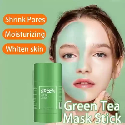HUZURLU Green Mask Stick Facial Mask For Black Spots And Pimples(40 g)