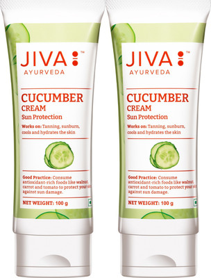 JIVA Cucumber Cream 100 gm Pack of 2(100 g)