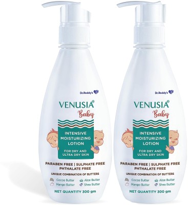 venusia Baby Intensive Moisturizing Lotion 300 gm x Pack of 2(600 g)