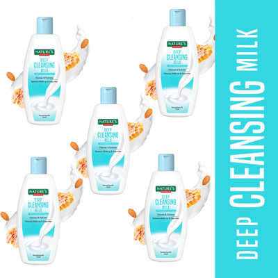 Nature's Essence Deep Cleansing Milk 100Ml (Pack of 5)(500 ml)