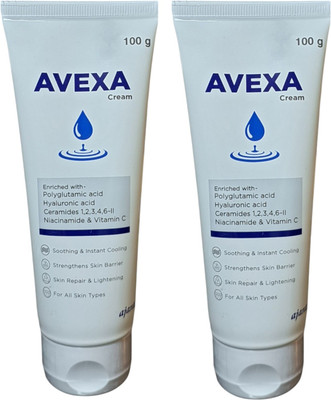 Avexa Cream - Skin Repair & Lightening with Hyaluronic Acid and Vitamin C, 100g(200 ml)