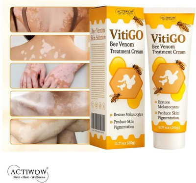 ACTIWOW Vitigo Bee Venom Cream for Soft and Balanced Skin cream Moisturizer(100 g)