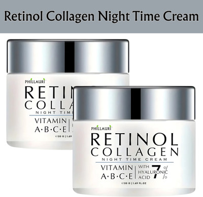 Phillauri Vitamin A B C E Face Cream | Retinol & Collagen Blend | Gentle Texture(100 g)