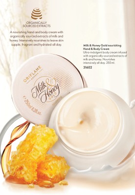 Oriflame Sweden Milk & Honey Gold Nourishing Hand & Body Cream Pack of 2*250 ml(500 ml)