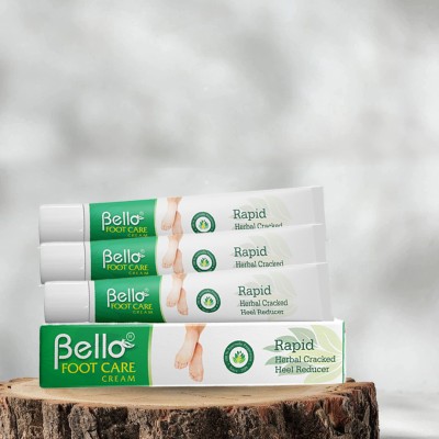 Bello Foot Care Cream for Rough & cracked Heel repair pack of 3(90 g)