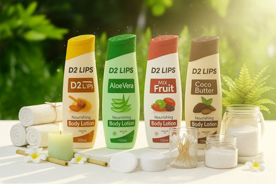 D2 LIPS Pure Care Body Lotion Combo – For Soft & Smooth Skin(400 ml)