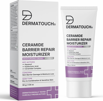 Dermatouch Ceramide Barrier Repair Moisturizer | Deep Hydration and Barrier Support |(30 g)
