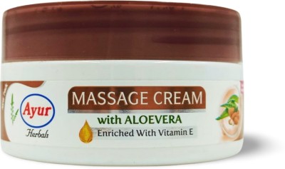 AYUR HERBALS Massage Cream With Aloevera(100 ml)