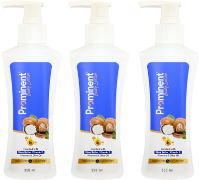 Prominent BODY LOTION SHEA BUTTER - 350 ML PACK OF 3(1050 ml)