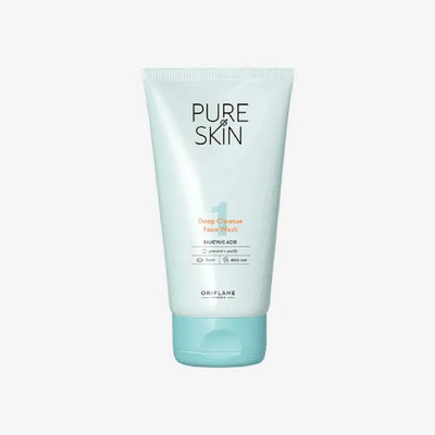 Oriflame Sweden PURE SKIN DEEP CLEANSE FACE WASH(150 ml)