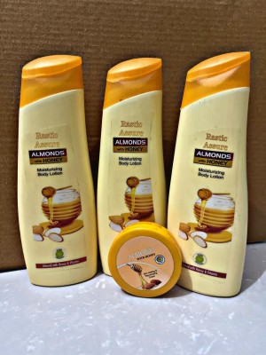 Rastic Assure 3 Pic Almond 100ml Body Lotion & 1 Pic Almond 15ml Cream(315 ml)