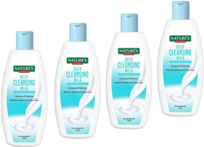 Nature's Essence DEEP CLEANSING MILK WITH ALMOND & HONEY 100MLX4(70MRPX4)(400 ml)