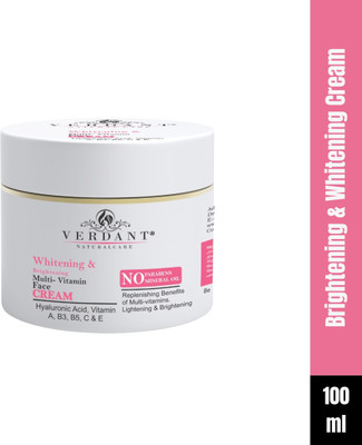 Verdant Natural Care Multi-Vitamin Whitening Face Cream | Face Moisturizer Cream(100 ml)