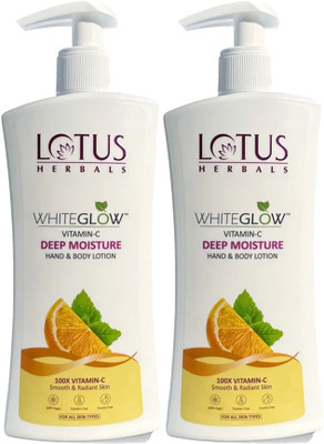 LOTUS HERBALS WhiteGlow Vitamin C Deep Moisture Hand & Body Lotion(540 g)