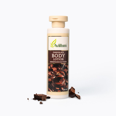 Aviitum Chocolate Body Lotion 200ml, Deep Hydration & Soft Skin for All Types(200 ml)