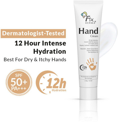 Fixderma Hand Cream with Cocoa Butter, Deep Hydrating Dry & Rough Skin for Men & Women(30 g)