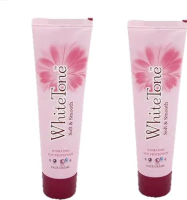 White Tone Soft and Smooth Face Cream 25gm 2Pcs With Charcoal Peel Off Mask 100gm(150 g)