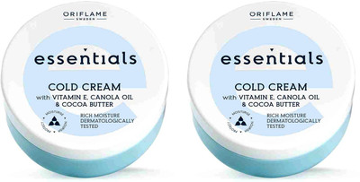 Oriflame Sweden Essentials Cold Cream with Vitamin E, Canola Oil & Cocoa Butter(150 ml)