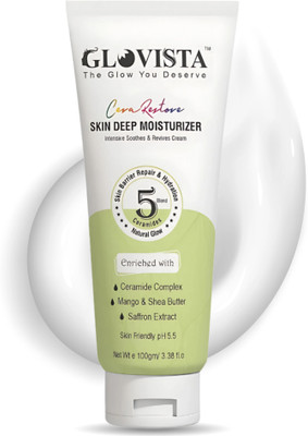 Glovista Cera Restore Skin Deep Moisturizer | Deep Nourishment for Healthy, Glowing Skin(100 g)